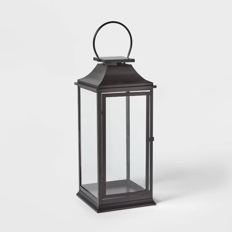 24" Decorative Metal Lantern Black - Wondershop™ | Target
