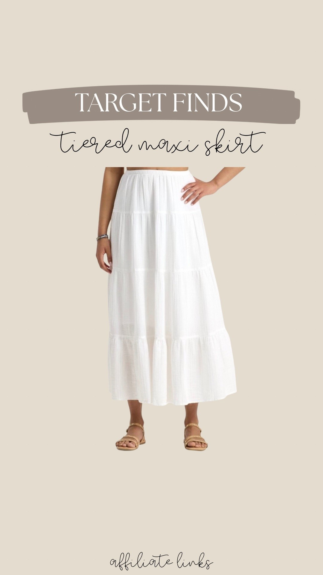 Target find! I almost always bring a tiered maxi skirt with me on trips because it’s so comfortable and versatile! Can be worn dozens of ways and dressed up or down! 

#LTKFindsUnder100 #LTKFindsUnder50 #LTKmomlife