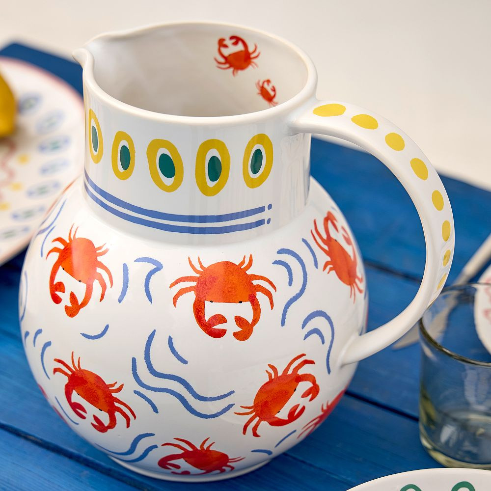 Summer Bliss Crab Pitcher | West Elm (US)