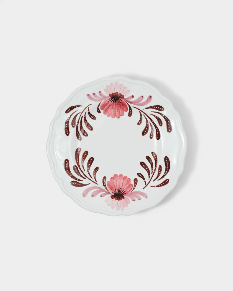 Ulla Johnson x Cabana Hand-Painted Dessert Plate | Cabana Magazine