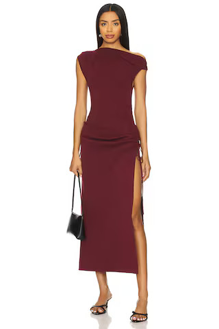 LIONESS x REVOLVE Original Sin Dress in Maroon from Revolve.com | Revolve Clothing (Global)