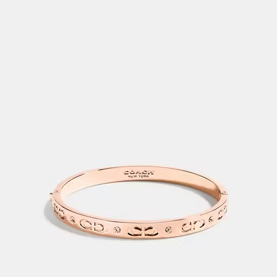 Kissing C Hinged Bangle | Coach Outlet US
