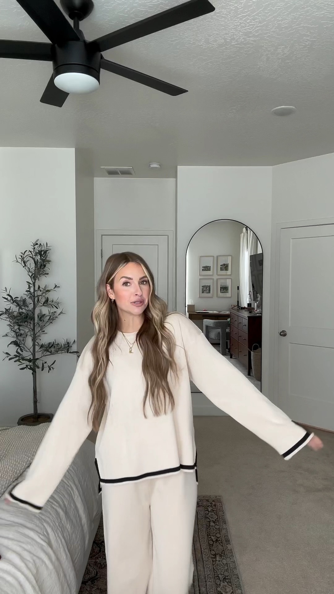 How cute are these sets! 😇
They are so comfy and so perfect for lounging around the house during the winter months! They currently don’t carry the orange colored set anymore so I linked a white one! They are true to size but definitely run long!!🤍🤍

Amazon fashion find, women’s fashion, Amazon women’s fashion, best Amazon finds, sweater set, women’s sweater, lounge set, sweater and pants set, white sweater, orange sweater, Amazon