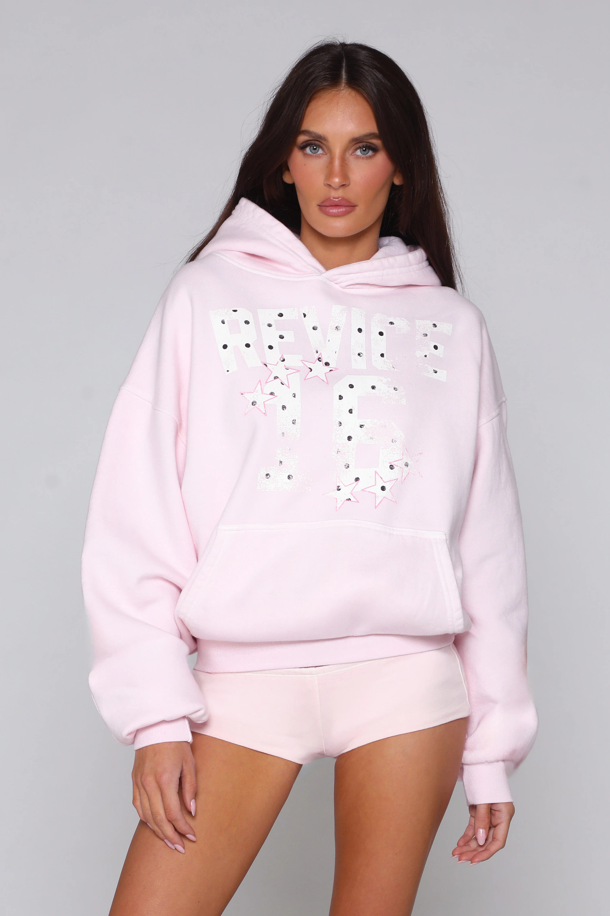 LAX HOODIE / CANDY PINK | Revice Denim