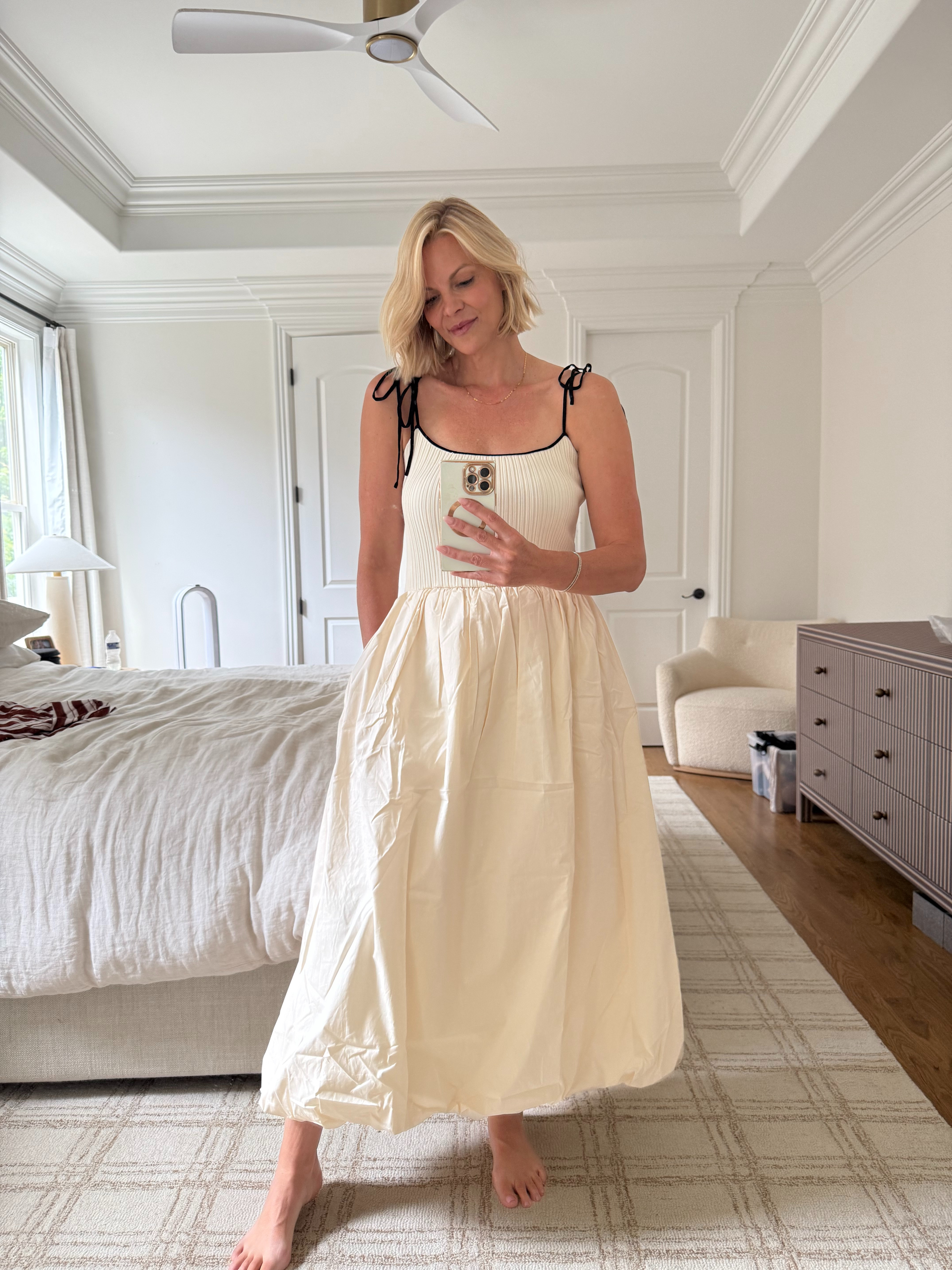 Love this dress from Amazon! Summer fashion, fashion finds, dress, cream dress, Amazon finds, summer outfit, date night 

 #LTKOver40 #LTKStyleTip #LTKBeauty