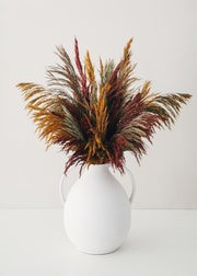 Afloral White Large Floor Jug Vase in Terra Cotta - 13.25" Tall | Afloral (US)