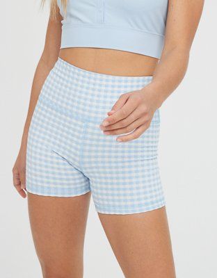 OFFLINE By Aerie Gingham 4" Shortie | American Eagle Outfitters (US & CA)