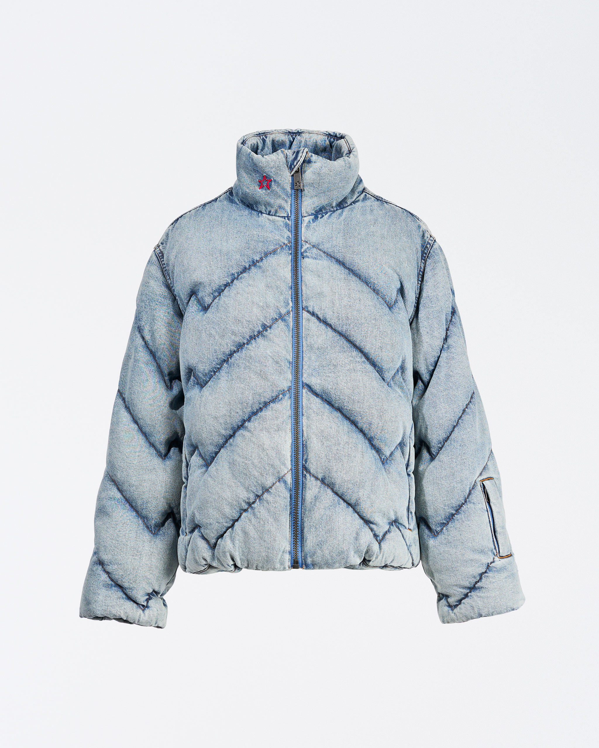 Denim Puffer Jacket | Perfect Moment