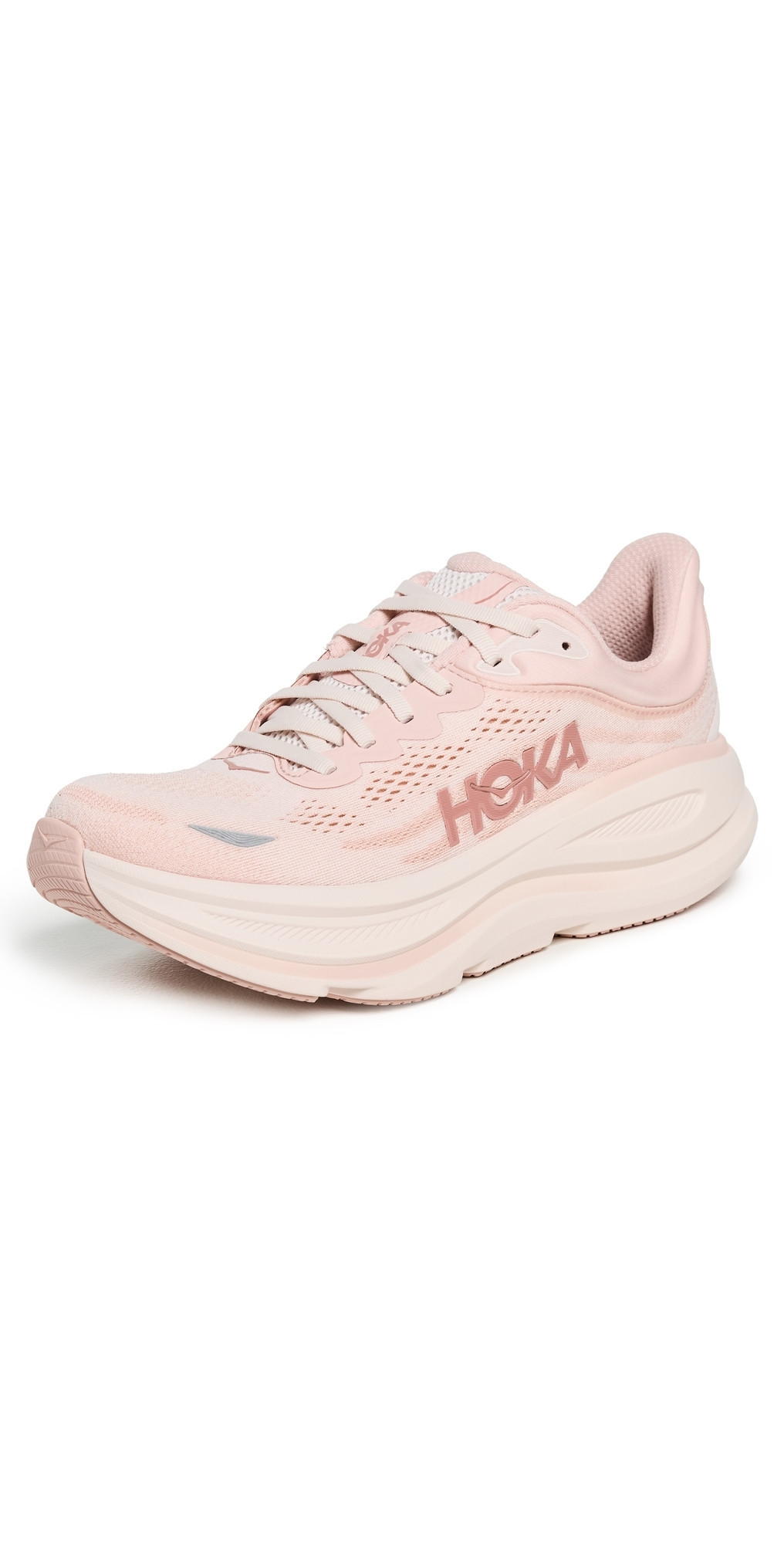 HOKA Bondi 9 Sneakers Rose Latte/Rose Cream 8.5 | Shopbop