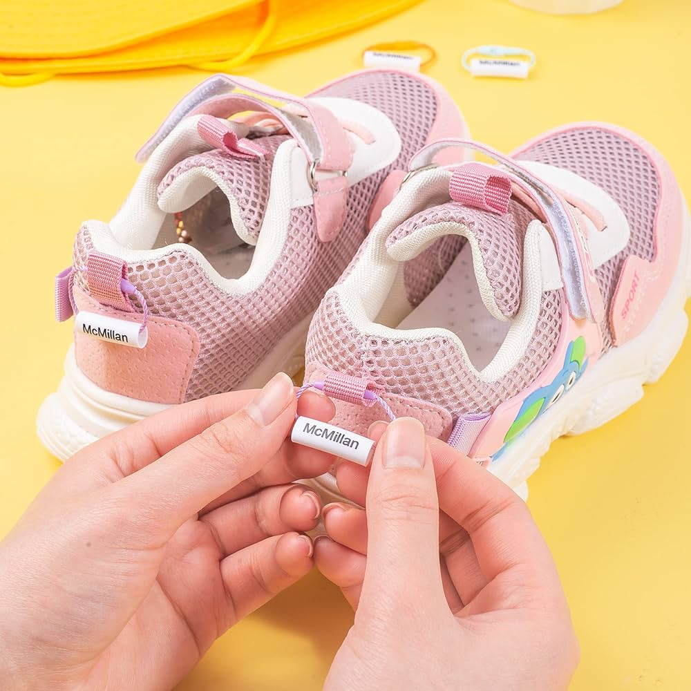 Waterproof Shoe Tags, Water Bottles Labels, School Bags Tags, Clothing Labels, Travel Luggage Tag... | Amazon (US)