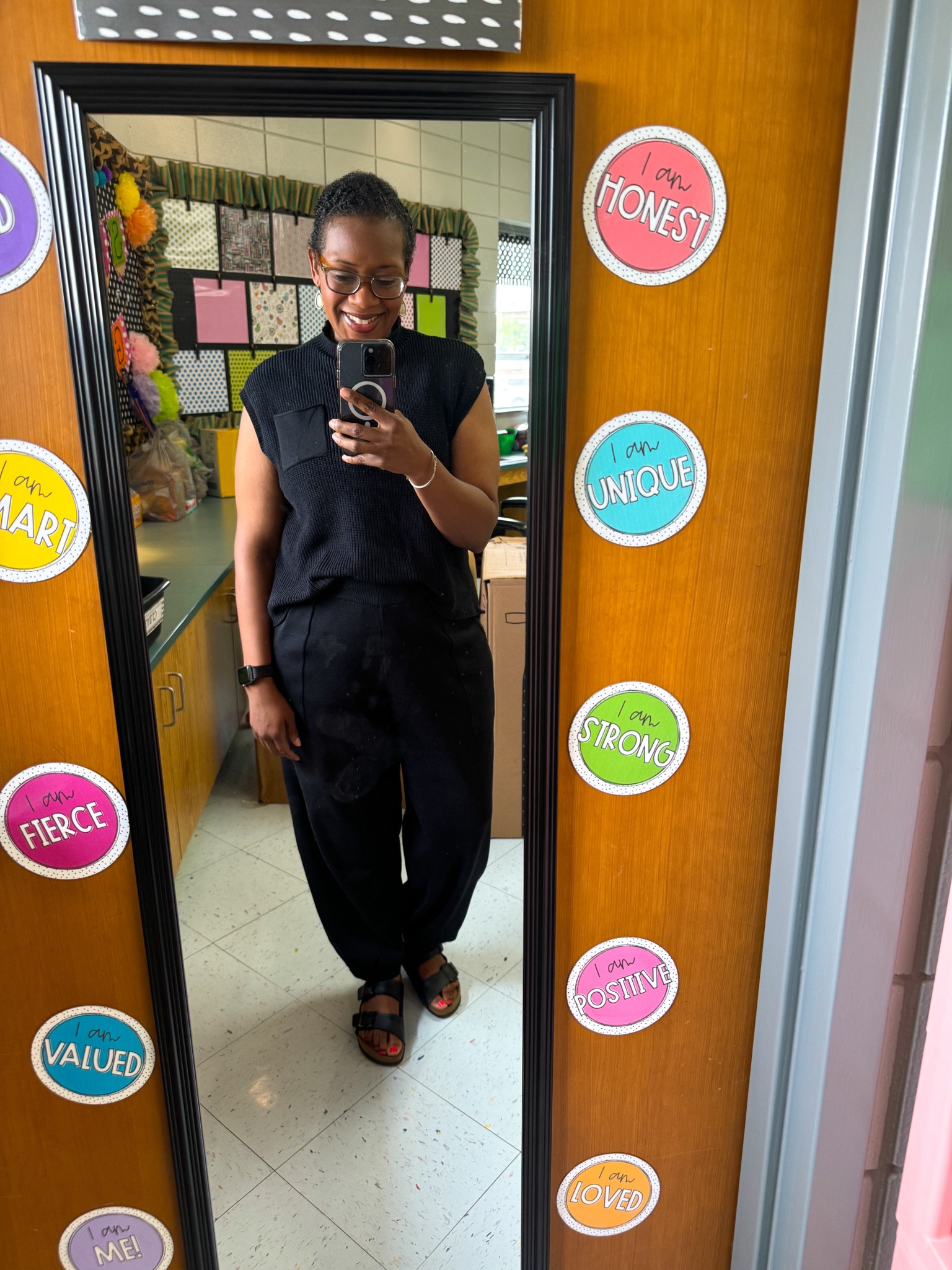 Another favorite pant set! Casual, cute, and comfy. 🖤 

Midsize • spring outfit • summer outfits • workwear • affordable fashion 

#LTKworkwear #LTKmidsize #LTKfindsunder50