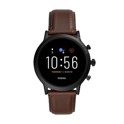Fossil Gen 5 Smartwatch - Carlyle HR Brown Leather | Target