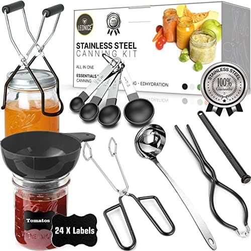 Canning Kit, Canning Supplies Starter Kit, Food Grade Stainless Steel Canning Set for Beginner,Canni | Amazon (US)