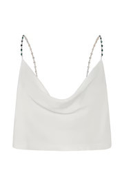 Havva Diamante Top - White | MESHKI US