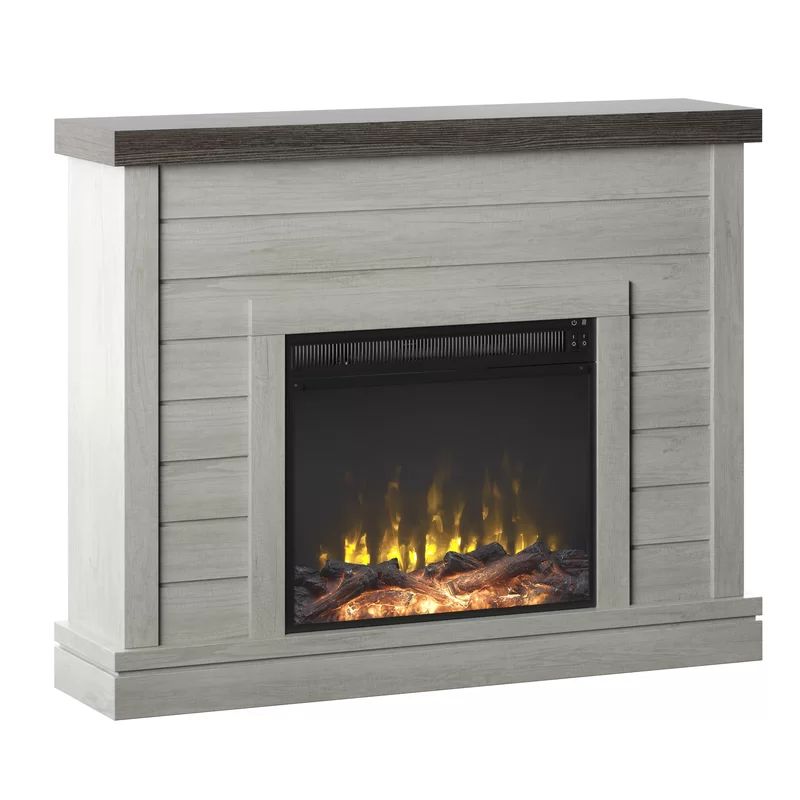 Gray Terrence Electric Fireplace | Wayfair North America