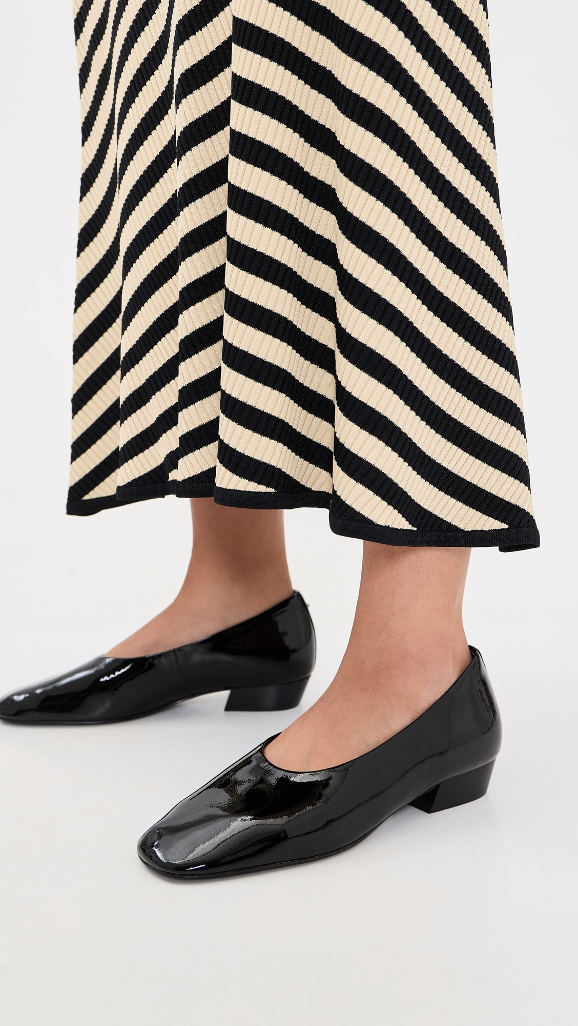 rag & bone Poppi Leather Ballet Heels | Shopbop | Shopbop