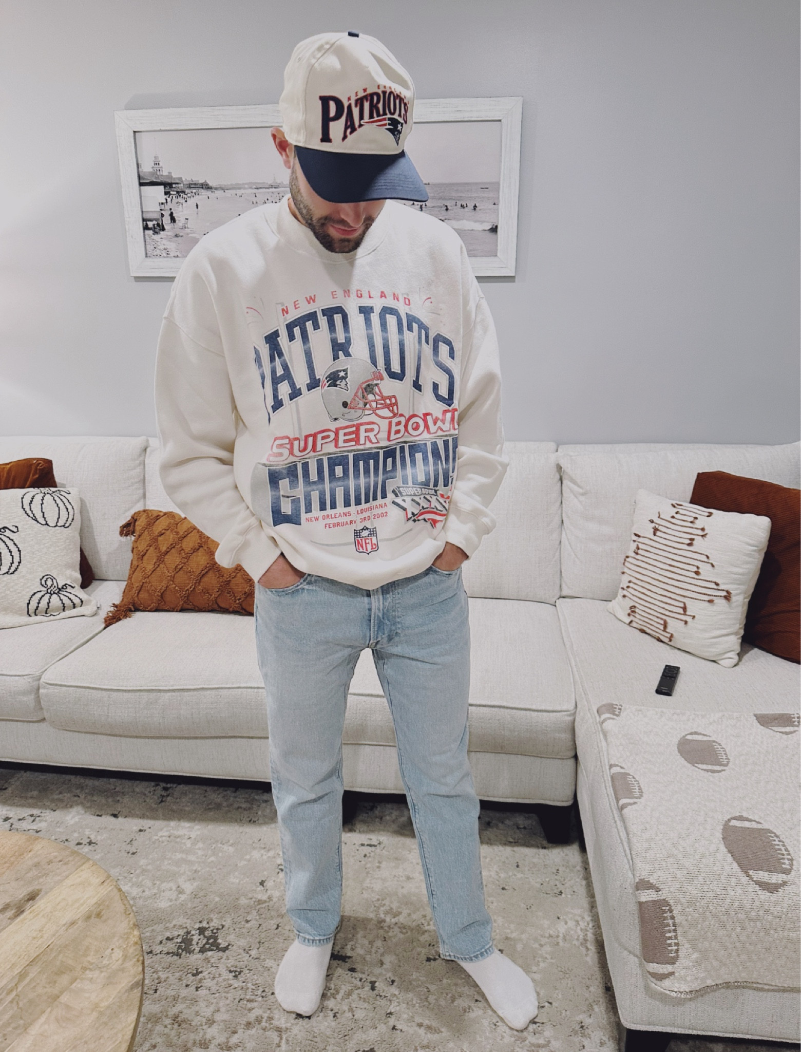 Men’s fall outfit, football outfit, gift for men, NFL, Patriots outfit, men’s jeans 

#LTKmens #LTKSeasonal #LTKGiftGuide