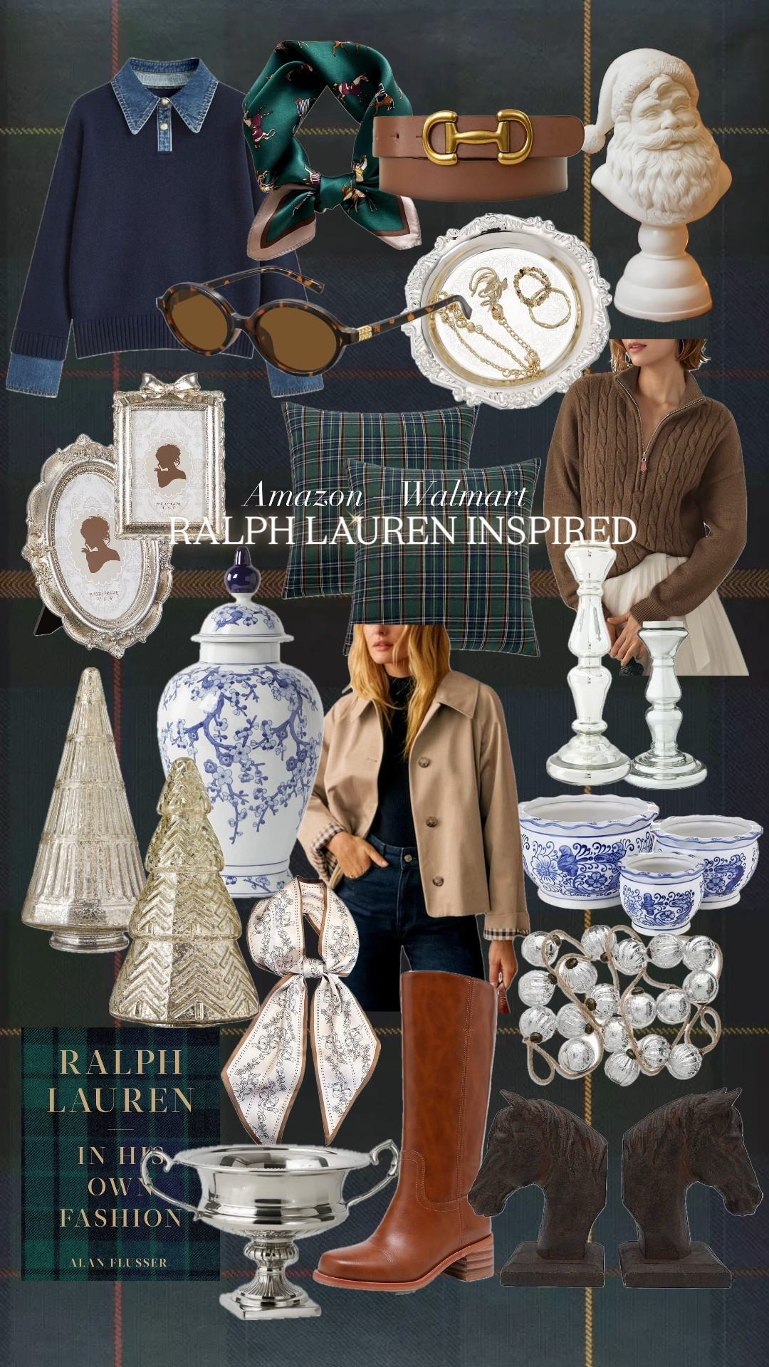 Amazon and Walmart finds: Ralph Lauren vibes. 

#LTKHoliday #LTKGiftGuide #LTKootd
