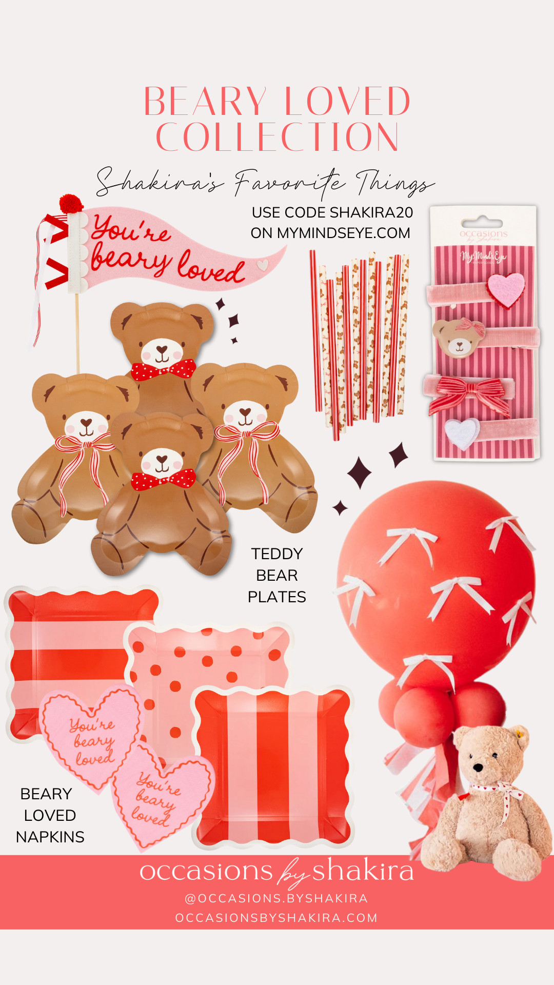 The Beary Loved Collection is Here! Use code SHAKIRA20 at checkout for a discount on our newest collab with My Mind's Eye! 

 

#LTKSeasonal #LTKHome #LTKKids