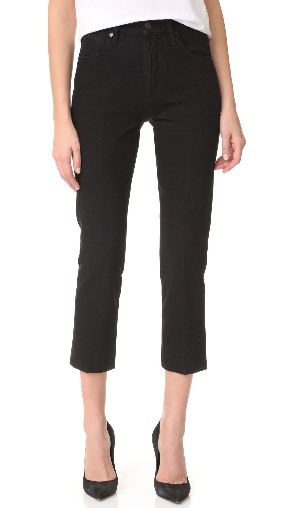 The Refit High Rise Cropped Jeans | Shopbop