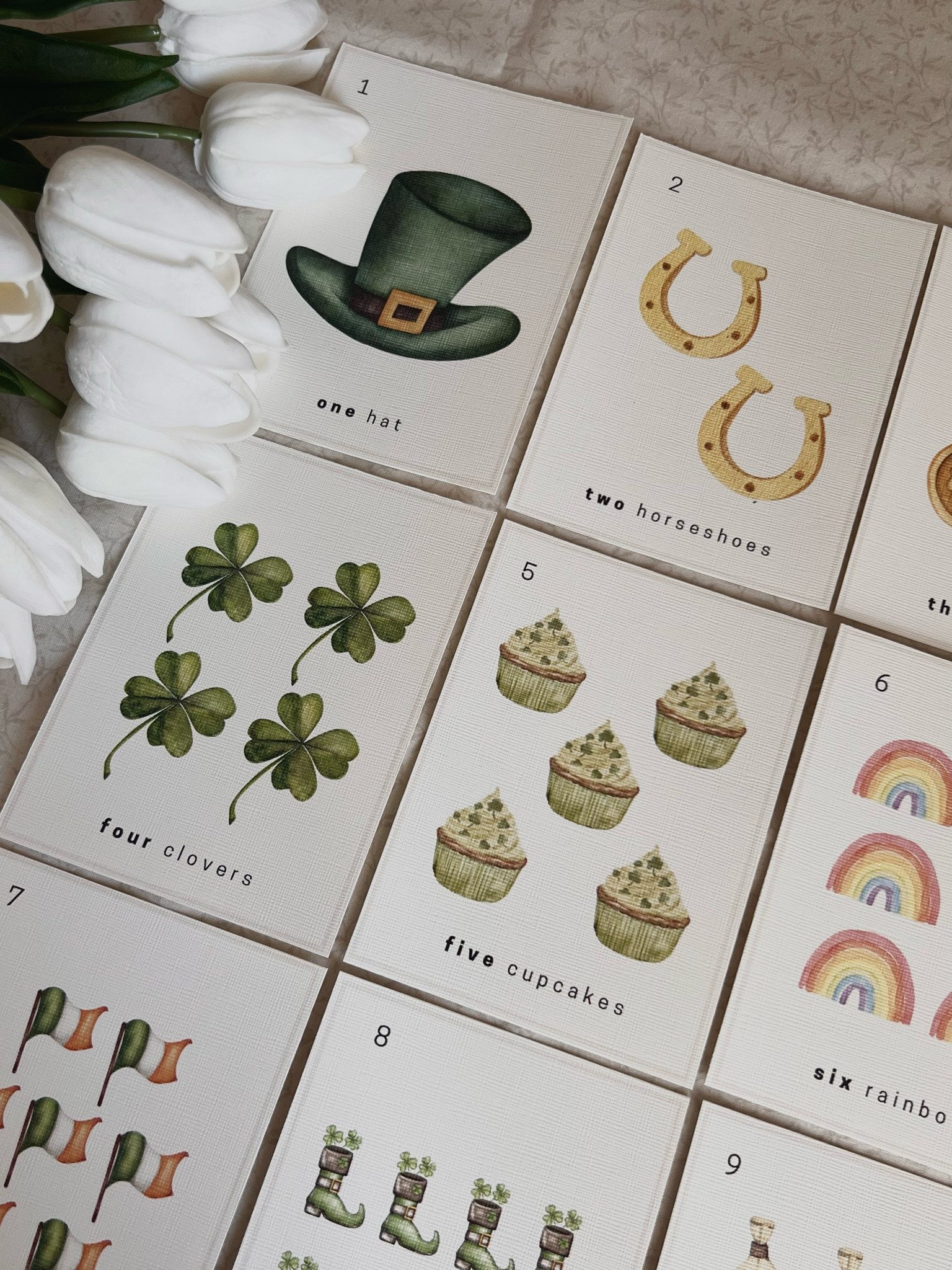 Toddler Learning | St. Patrick’s Day themed counting cards for the littles! I love printable templates to make learning more fun & festive!

#LTKFamily #LTKKids #LTKSeasonal