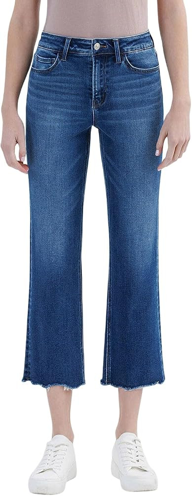 VERVET Women's Victoria High Rise Straight Leg Jeans | Amazon (US)