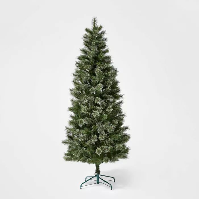 7ft Unlit Slim Artificial Christmas Tree Evergreen Virginia Pine - Wondershop™ | Target