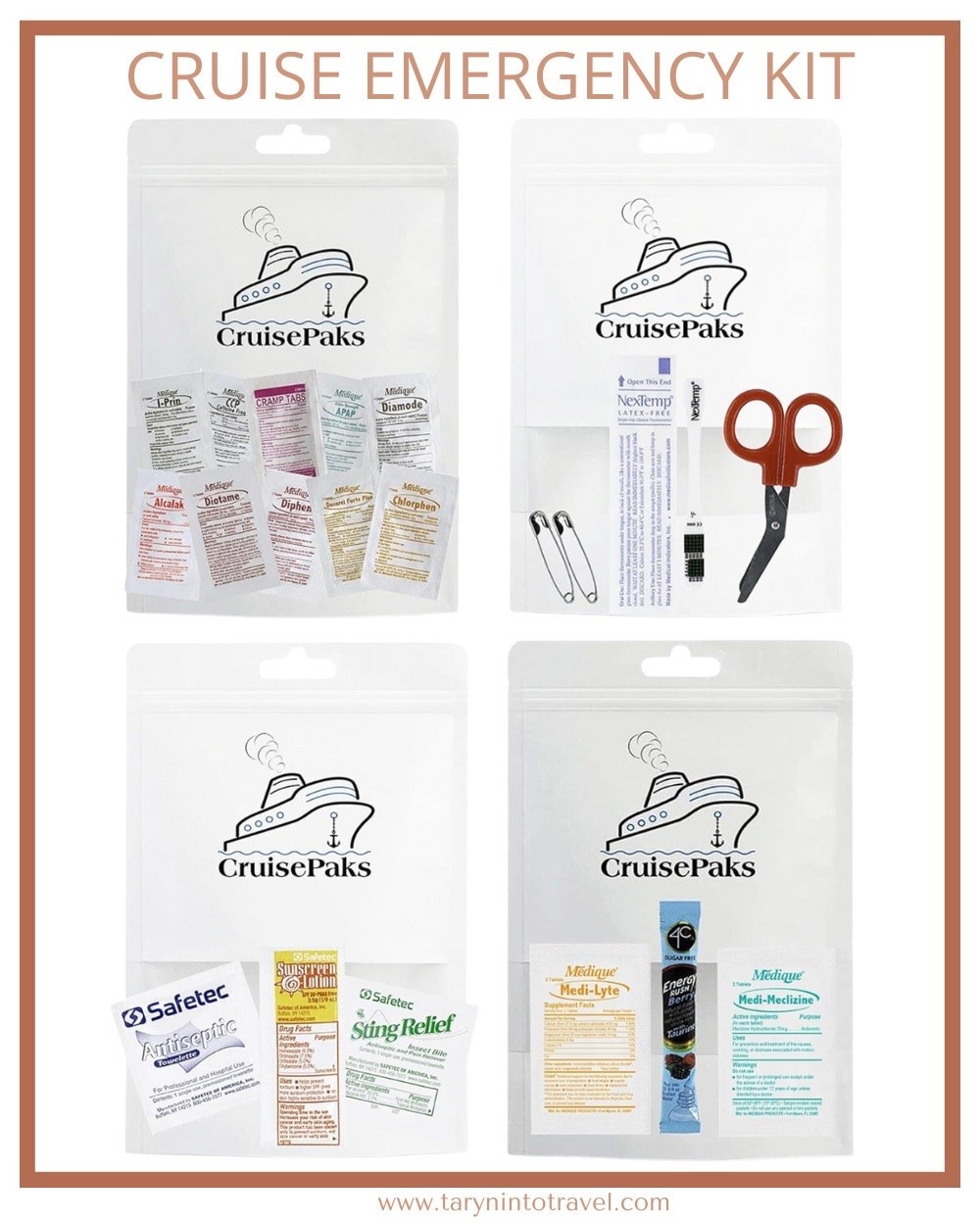 Premade cruise emergency kits 

#LTKFindsUnder50 #LTKTravel #LTKSaleAlert