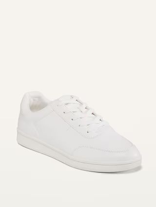 Faux-Leather Sneakers For Women | Old Navy (US)