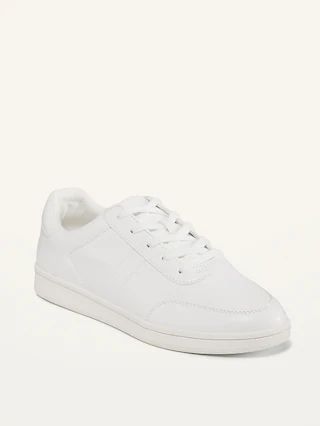 Faux-Leather Sneakers For Women | Old Navy (US)