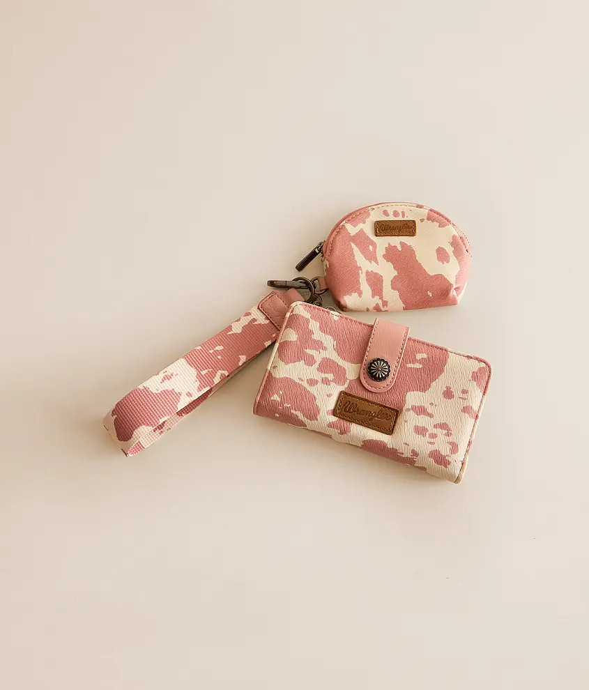 Cow Print Wristlet Wallet | Buckle
