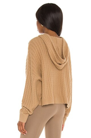 Central Park West Dakota Hoodie in Camel from Revolve.com | Revolve Clothing (Global)