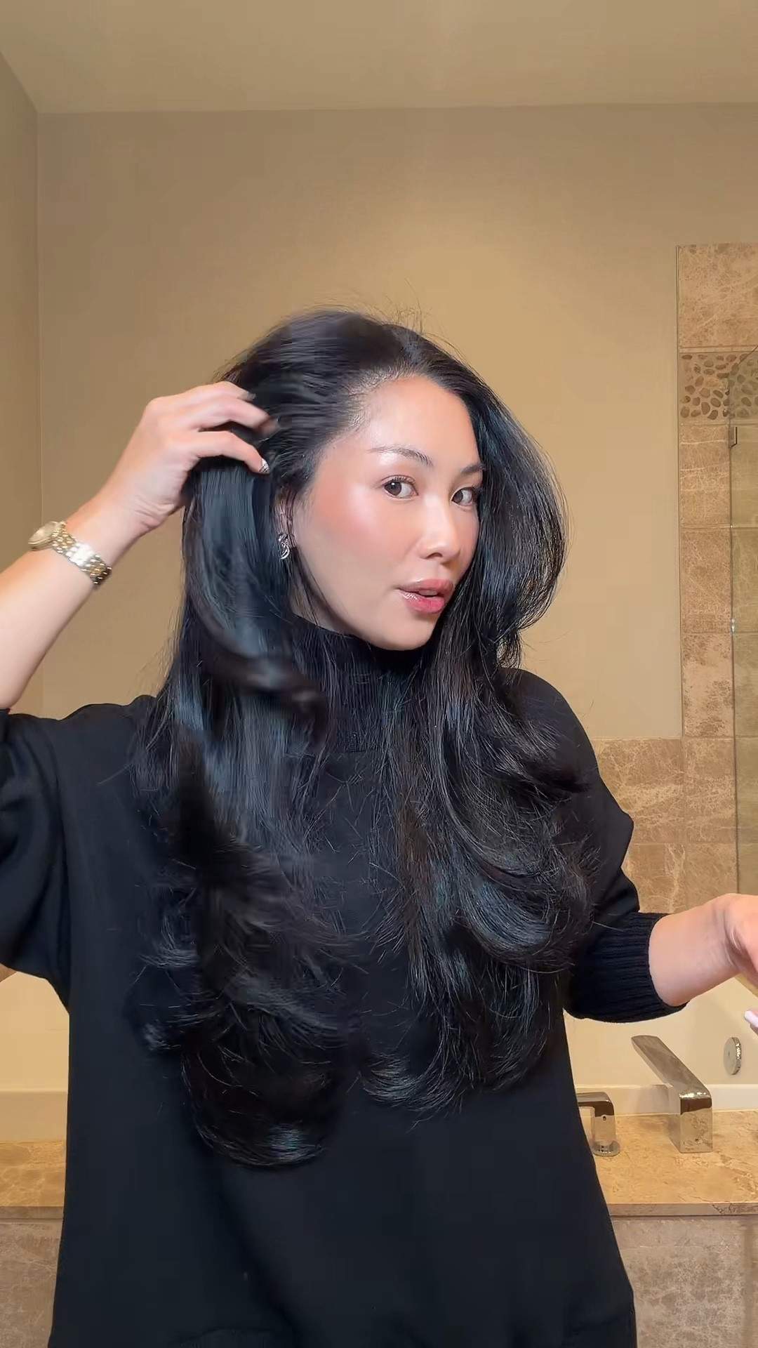 The petite thermal brush to add little curls to the ends >>> 

#LTKmorningroutine #LTKBeauty #LTKgrwm