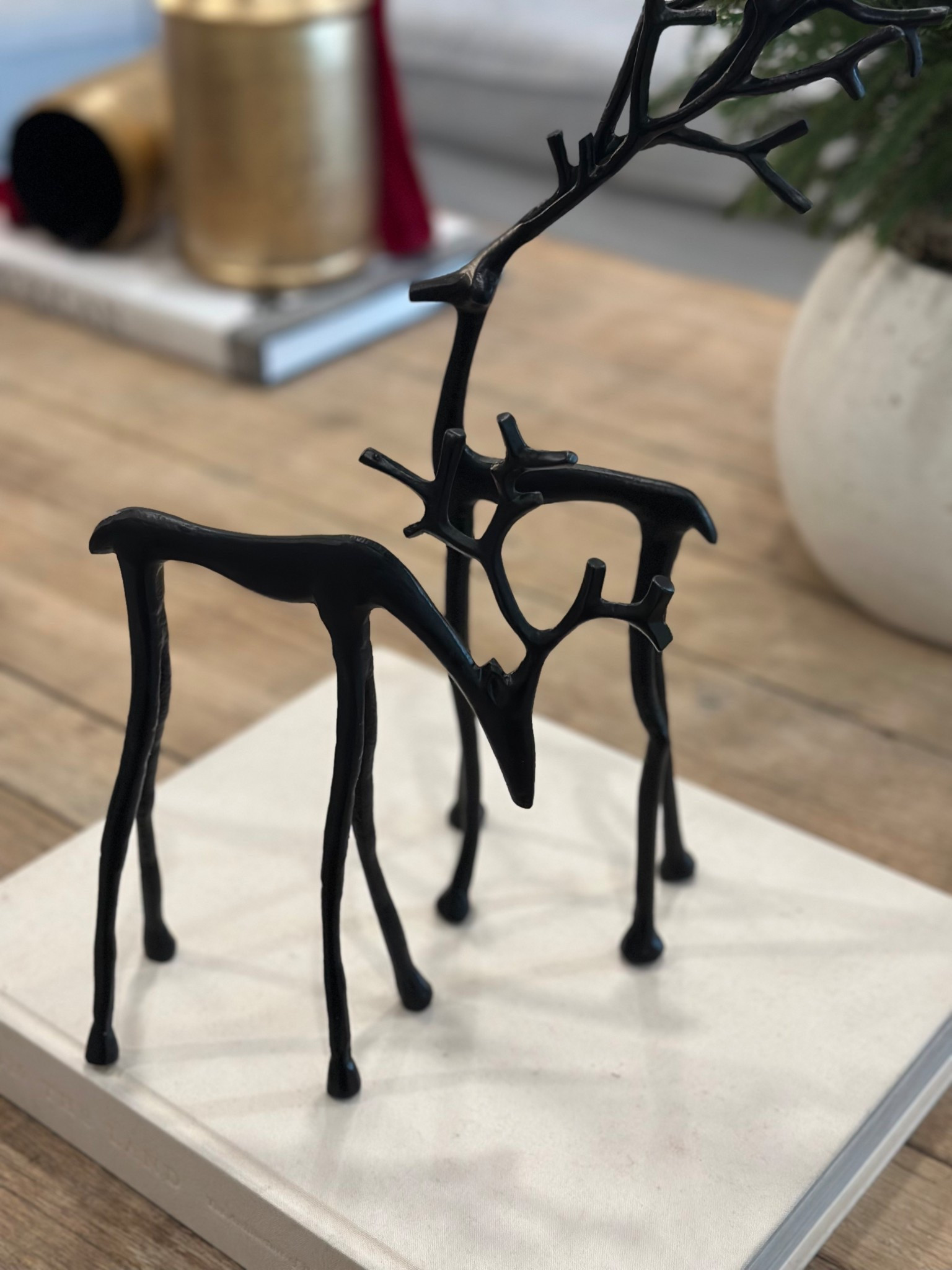 Set of two black iron reindeer 

#LTKFindsUnder50 #LTKHoliday #LTKHome