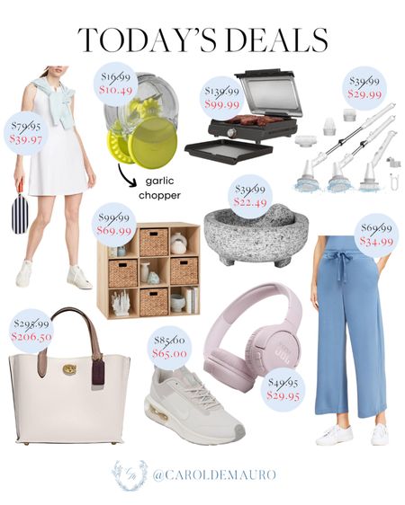 Catch today’s deals that include a white mini tennis dress, a BBQ griller, a neutral mini cabinet organizer, a handbag, pink headphones, and more!
#fashionfinds #affordablestyle #springcleaning #onsalenow

#LTKhome #LTKstyletip #LTKsalealert