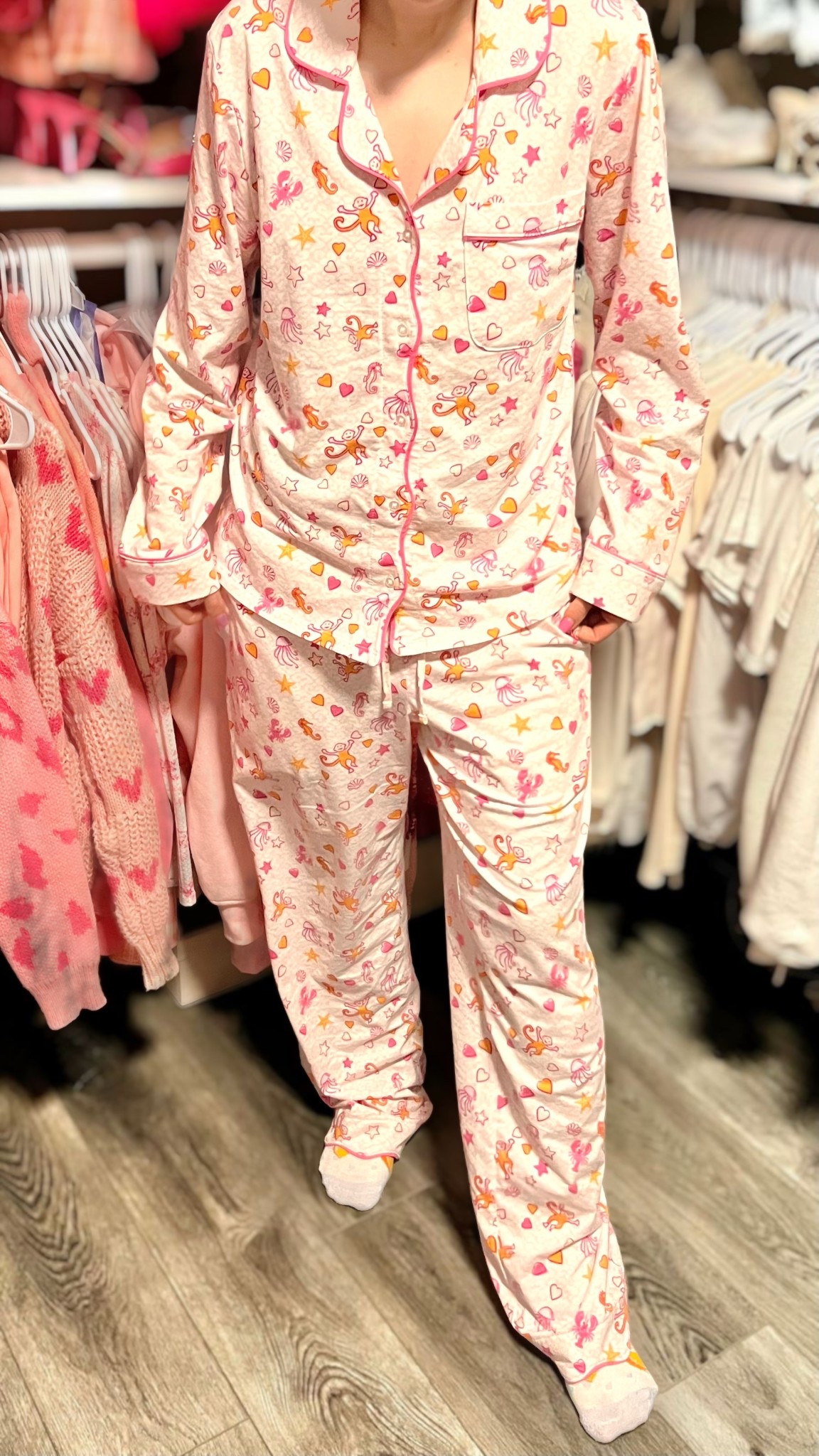 Roller Rabbit x Target pjs linked incase there is a restock! 🩷🫶🏻✨ So comfy! Wearing XS. 

#LTKSpringSale #LTKmorningroutine #LTKgrwm