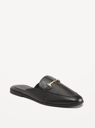 Faux-Leather Loafer Mule Shoes | Old Navy (US)