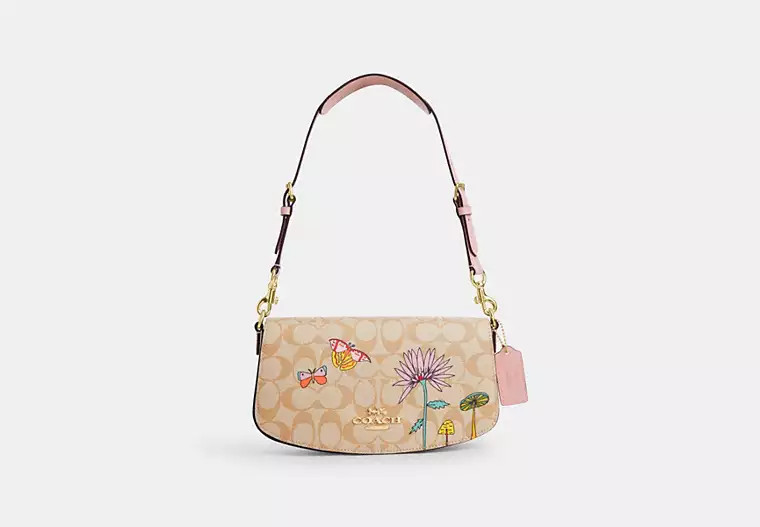 Coach X Observed By Us Andrea Shoulder Bag In Signature Canvas With Print | Coach Outlet US