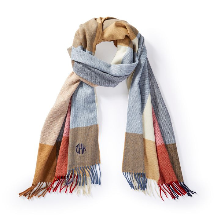 Italian Colorblock Blanket Scarf | Mark and Graham