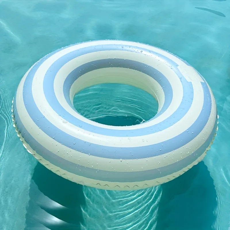 Double Air Bag Inflatable Swimming Ring for Kids and Adults - Striped Swimming Ring with Underarm... | Temu Affiliate Program