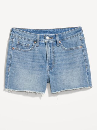 High-Waisted OG Cut-Off Jean Shorts -- 3-inch inseam | Old Navy (US)