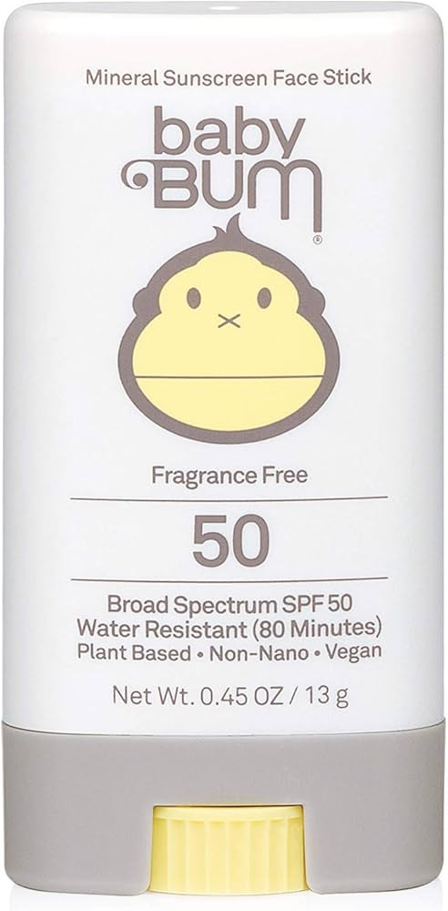 Sun Bum Baby SPF 50 Sunscreen Stick, Mineral Roll-On UVA/UVB Face and Body Protection for Sensiti... | Amazon (US)