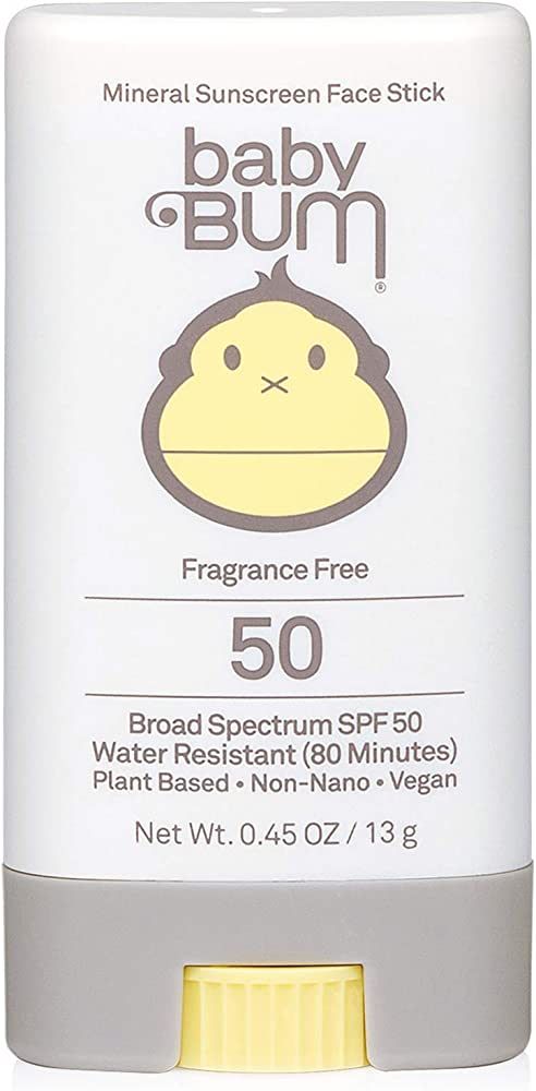 Sun Bum Baby SPF 50 Sunscreen Stick, Mineral Roll-On UVA/UVB Face and Body Protection for Sensiti... | Amazon (US)