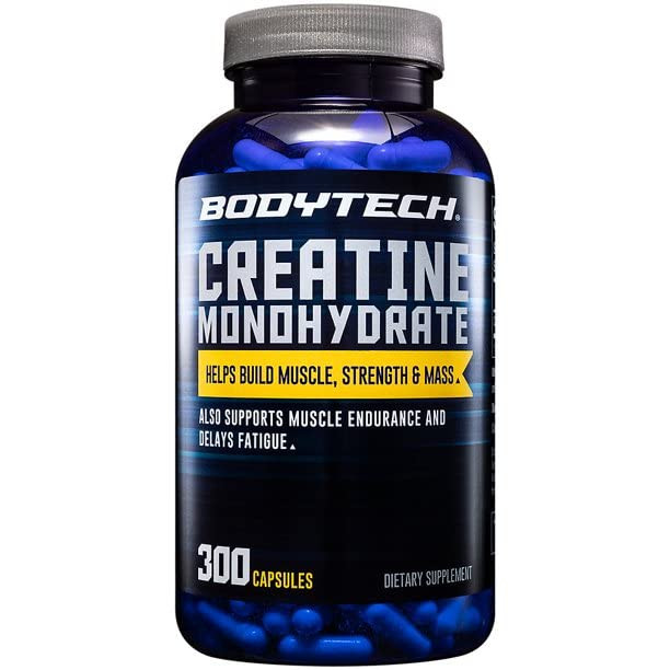 BodyTech 100 Pure Creatine Monohydrate Unflavored 5 GM/Serving Supports Muscle Strength Mass (18 Oun | Amazon (US)