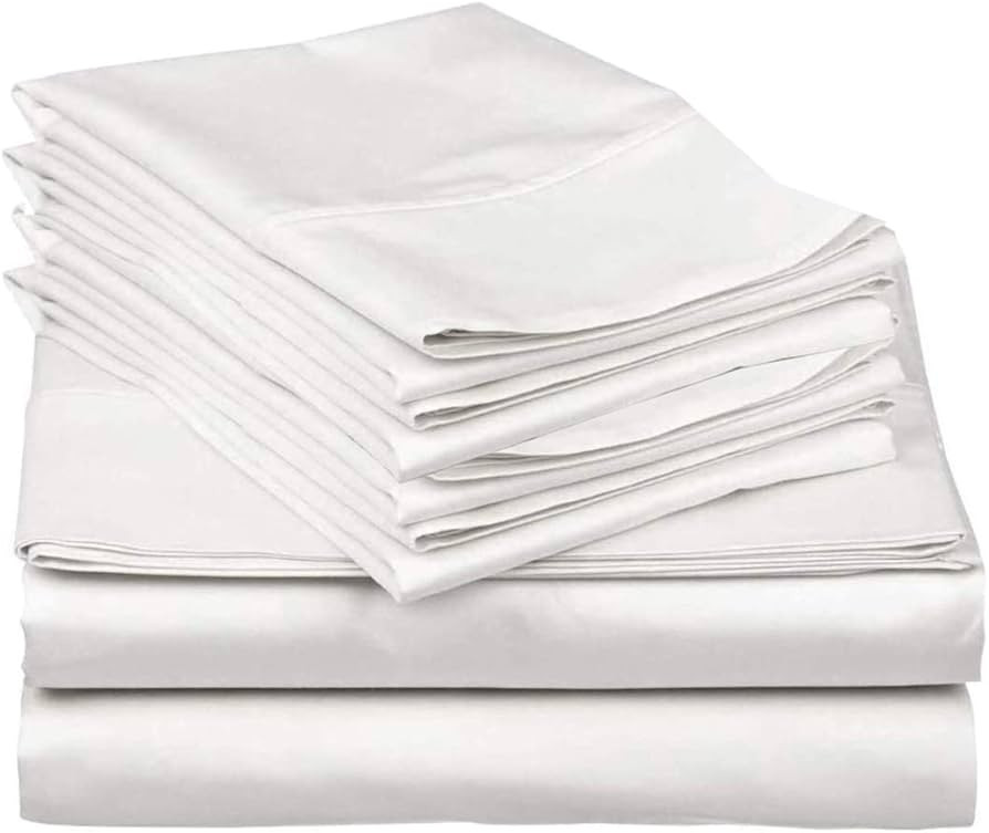 600 Thread Count Egyptian Cotton Sheets 6 Pieces Sheets Set 6 PCs Sheet 6 Pc Bed Sheet 6 Sheet Se... | Amazon (US)