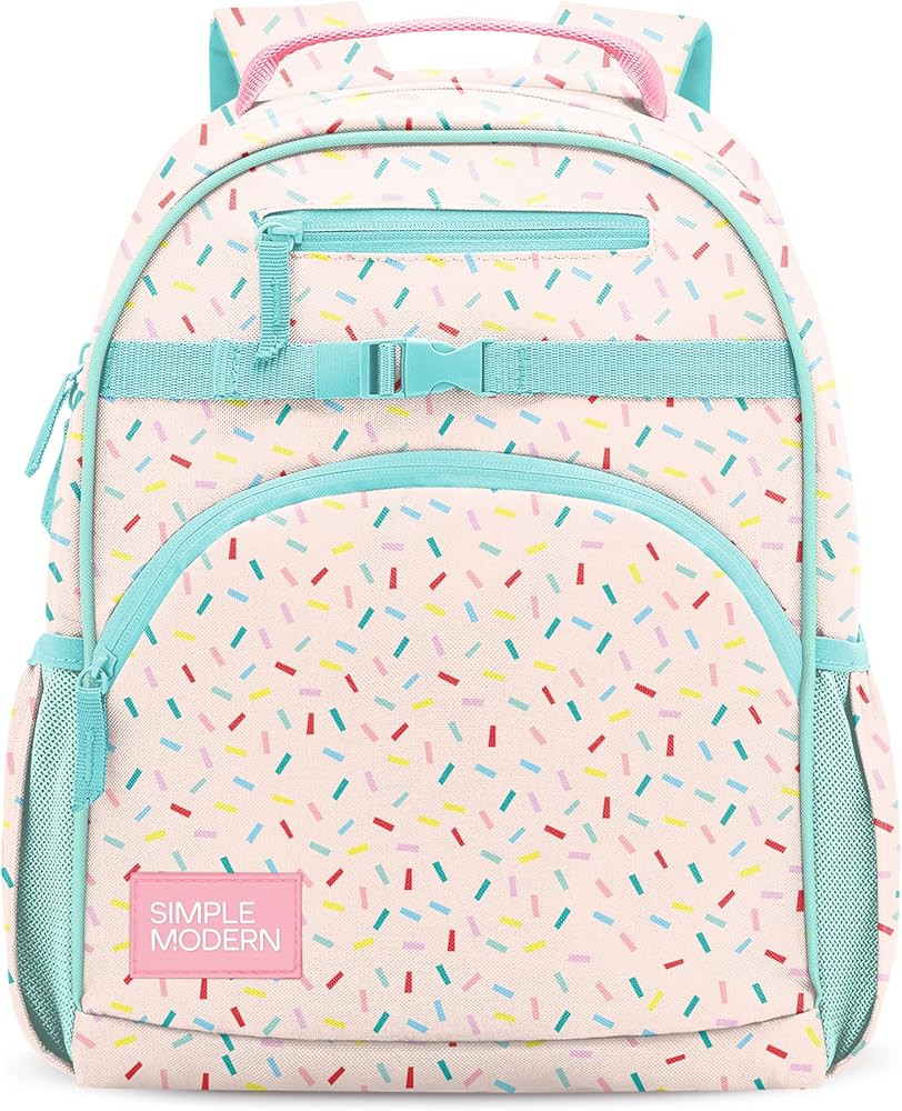 Simple Modern Fletcher Collection Toddler Backpack 15" tall Rainbow Speckles for Girls and Boys | Amazon (US)
