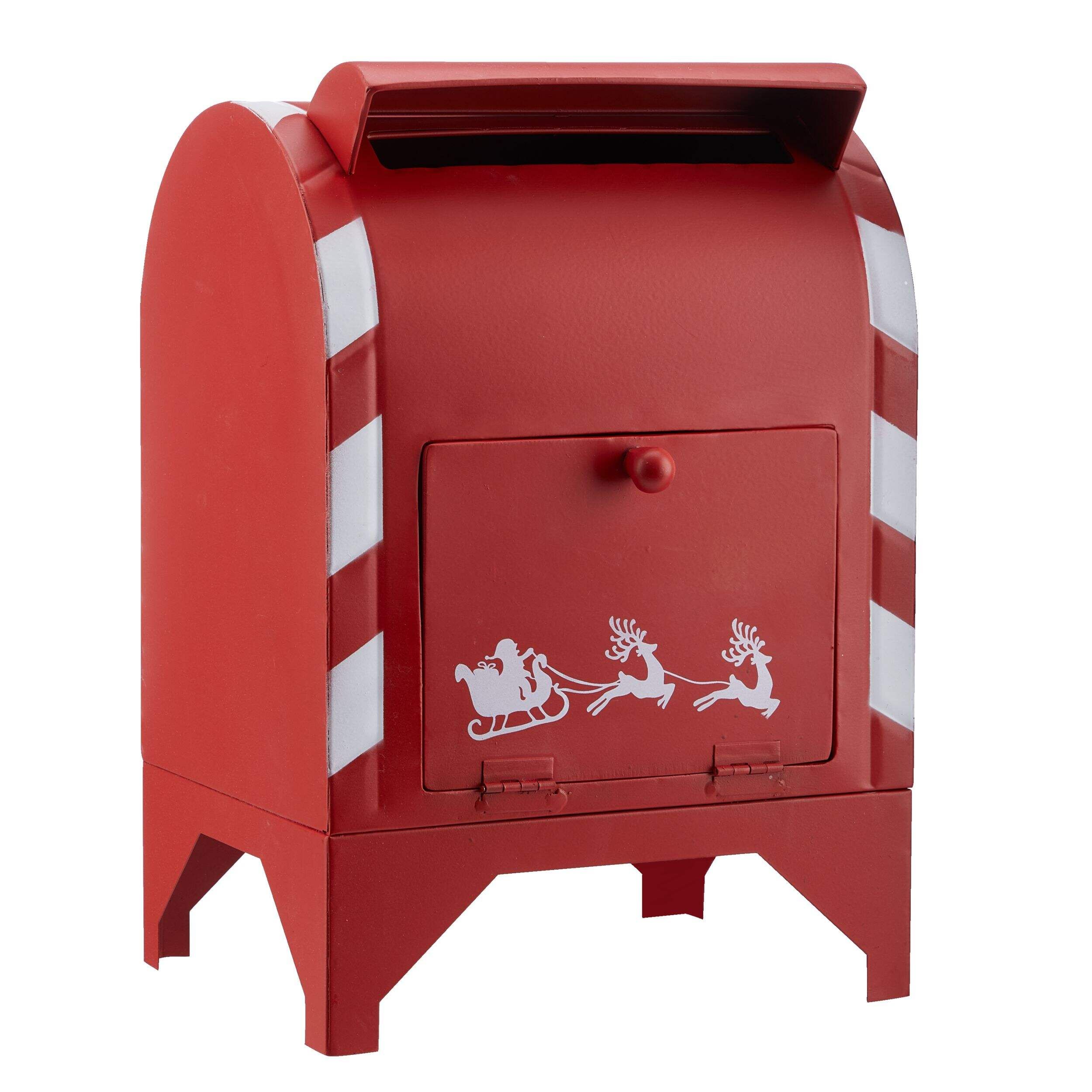 For Living Metal Christmas Mailbox Décor, Red, 12-in#151-8483-2 | Canadian Tire