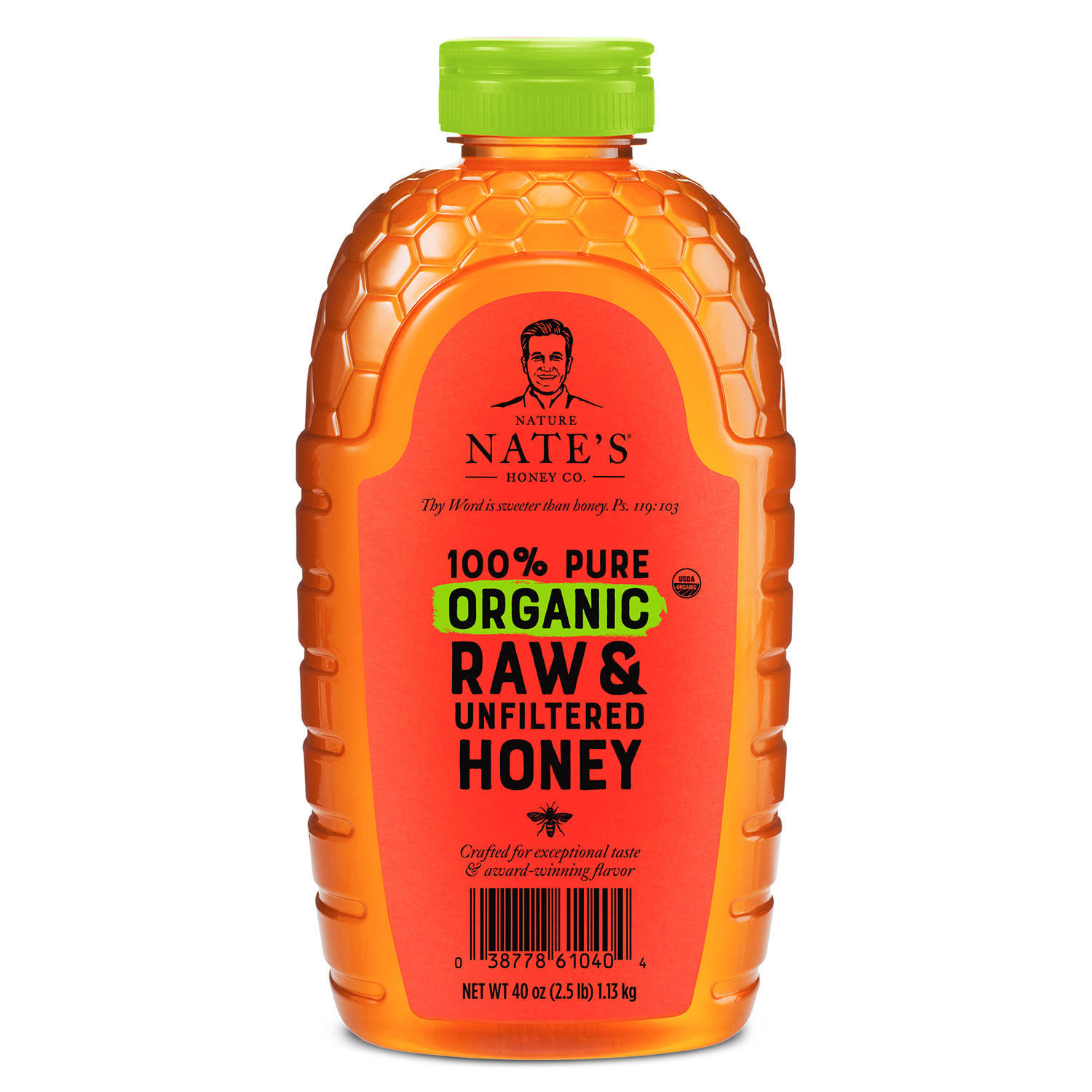 Nature Nate's 100% Organic Pure Raw and Unfiltered Honey, 40 oz. | Sam's Club