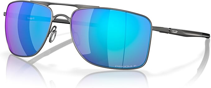 Oakley Mens Oo4124 Gauge 8 Rectangular Sunglasses | Amazon (US)