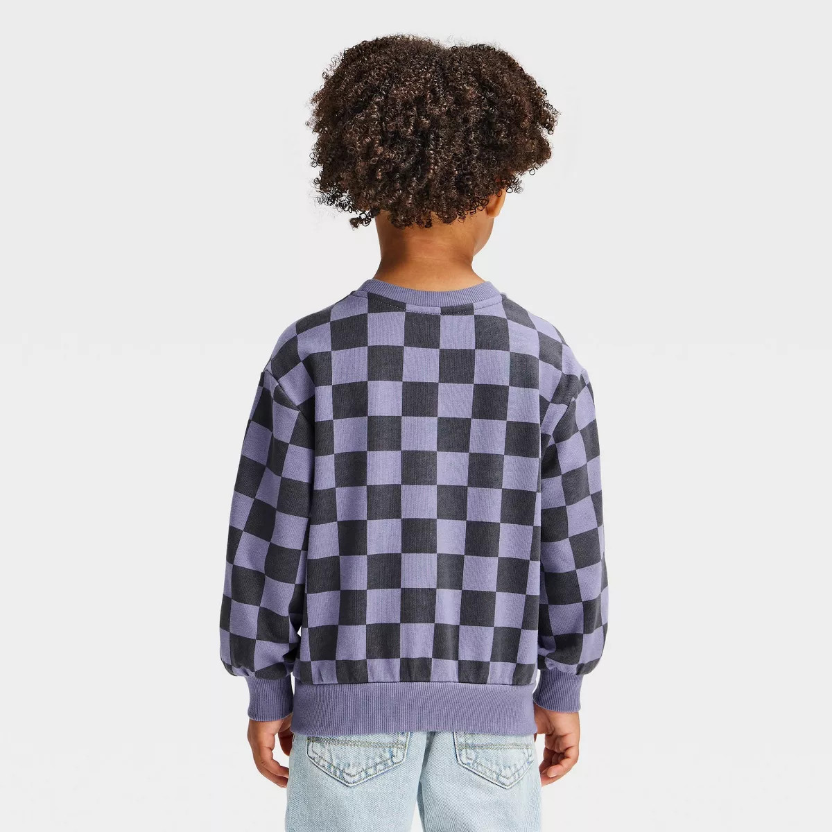 Grayson Threads Mini Toddler Boys' Ready to Relax French Terry Pullover Crewneck Sweatshirt - Blu... | Target